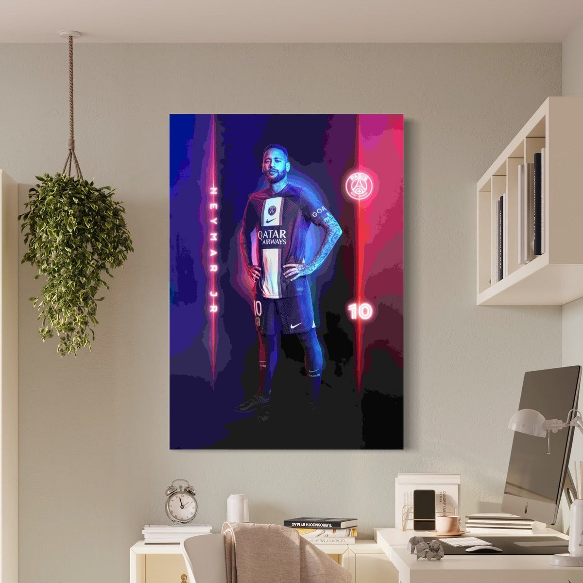 Neymar 'Ney — sur le mur