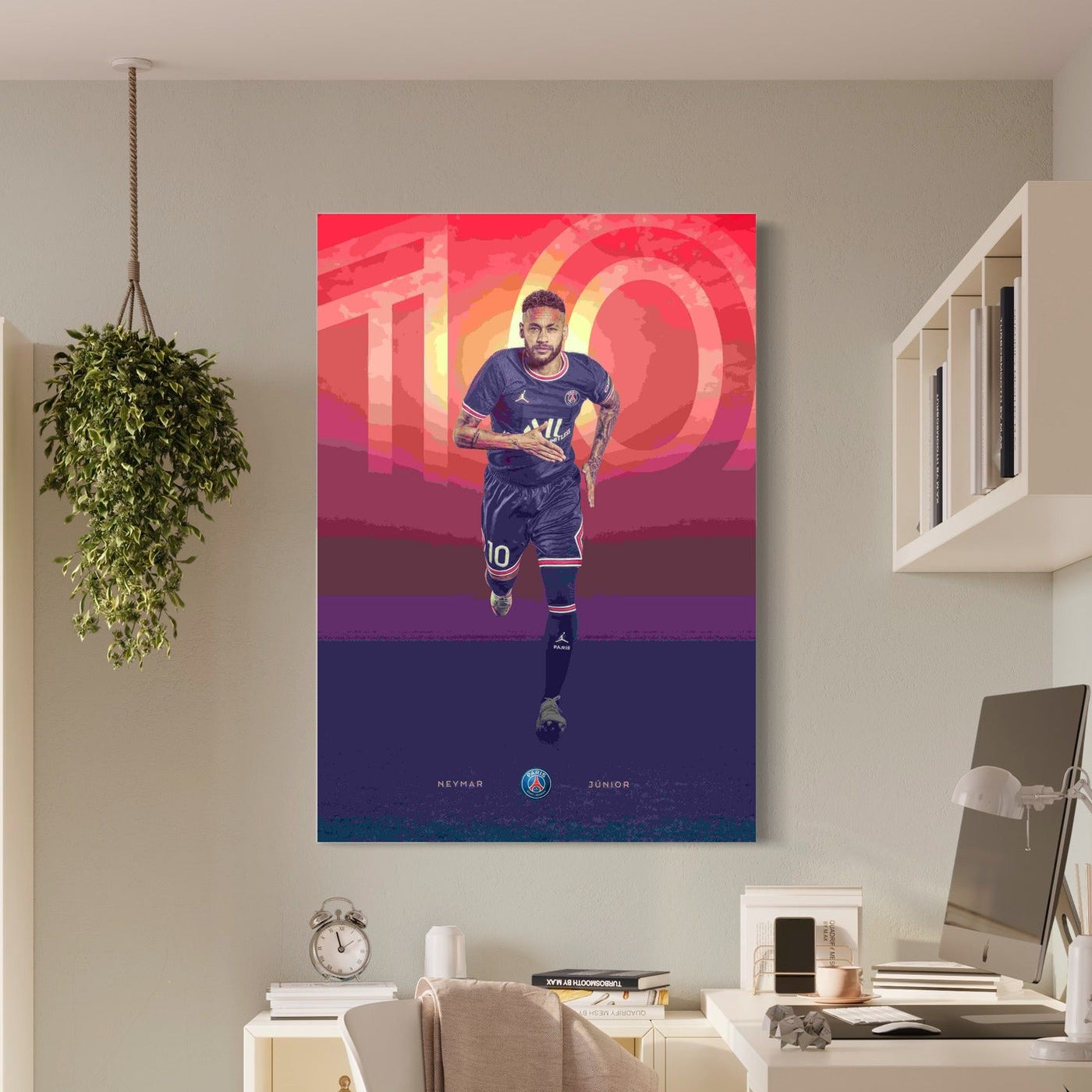 Neymar JR (10) — sur le mur
