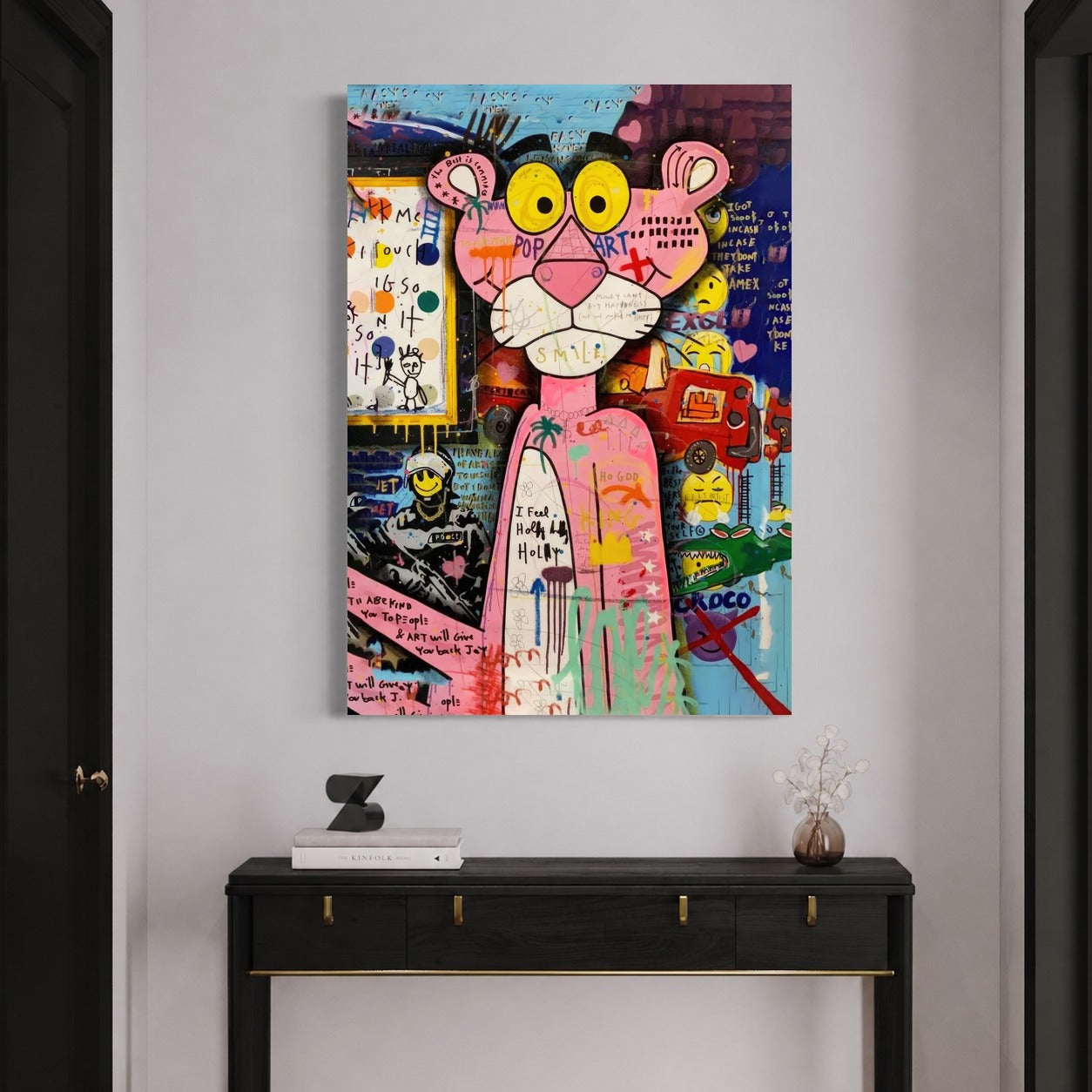 La Diva Rose — sur le mur