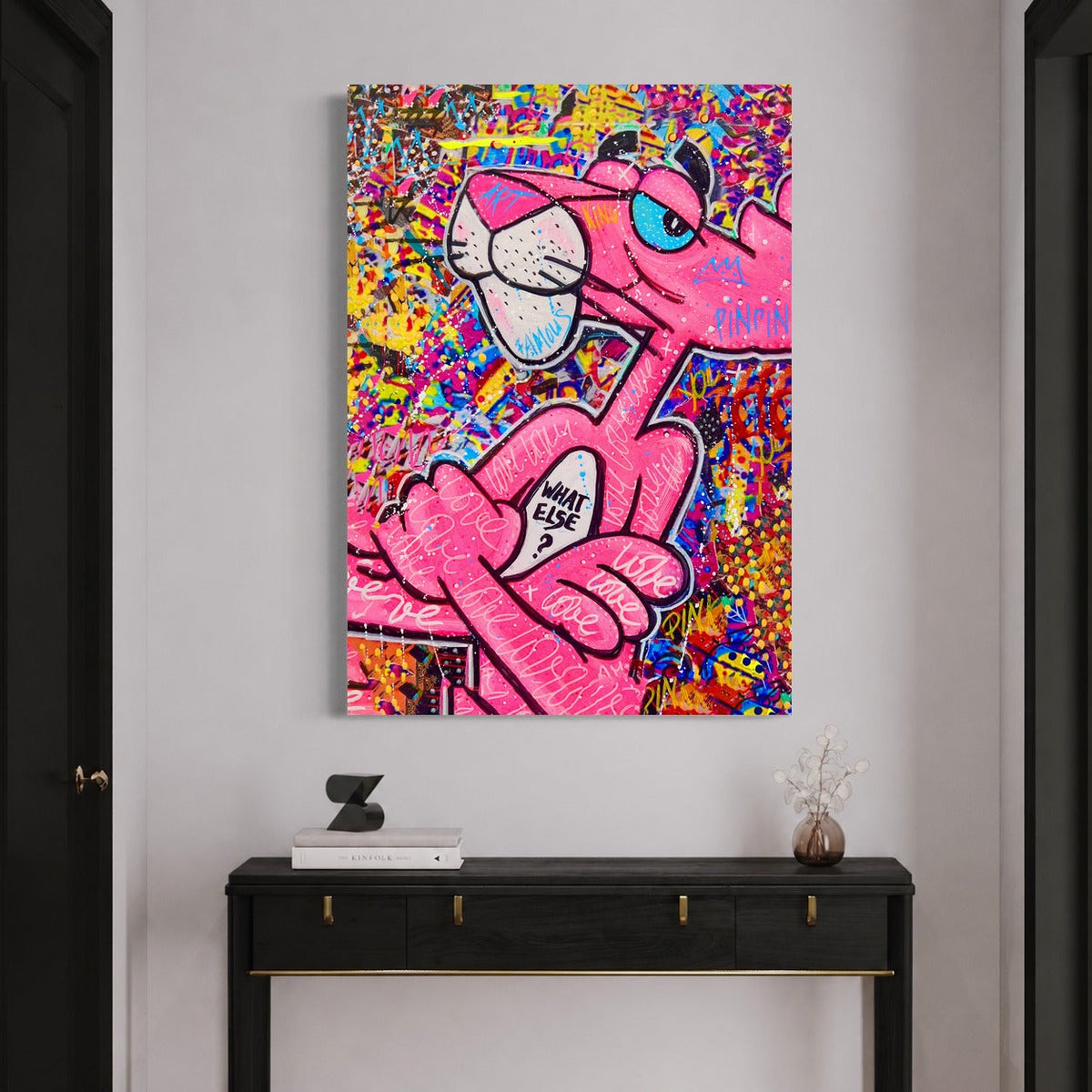 Pink Panther x Banksy — sur le mur
