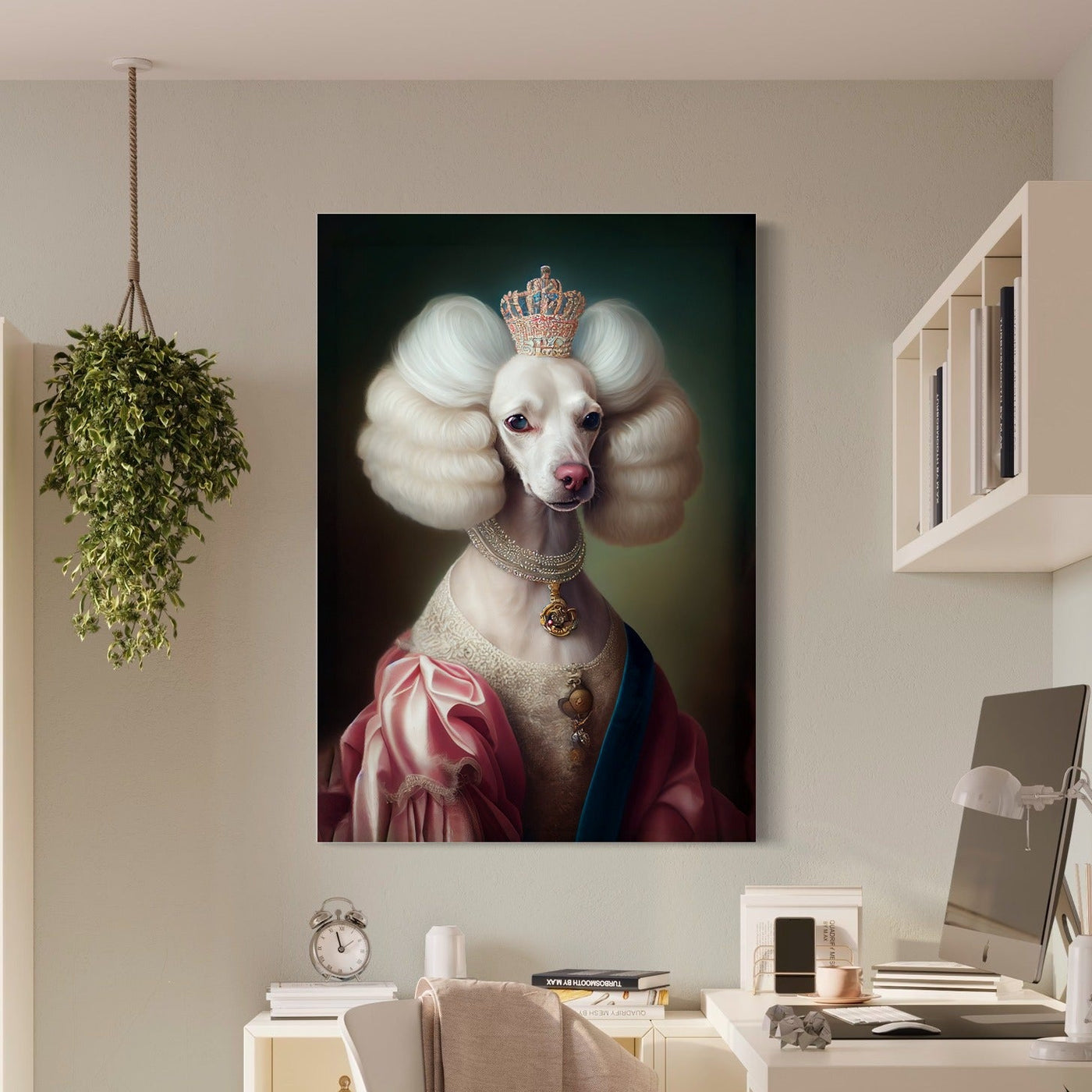 La Caniche Royale — sur le mur