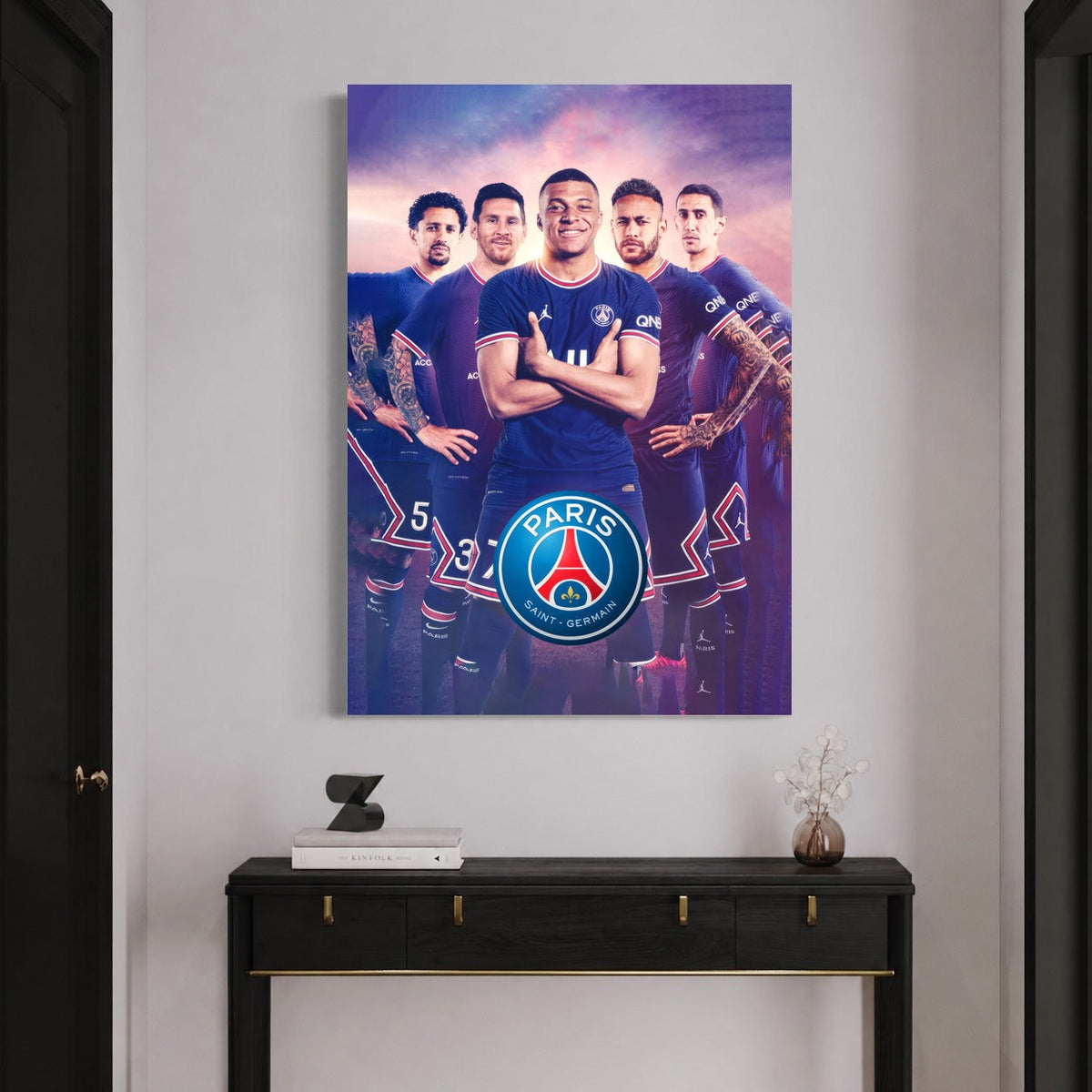 La Galaxy PSG — sur le mur