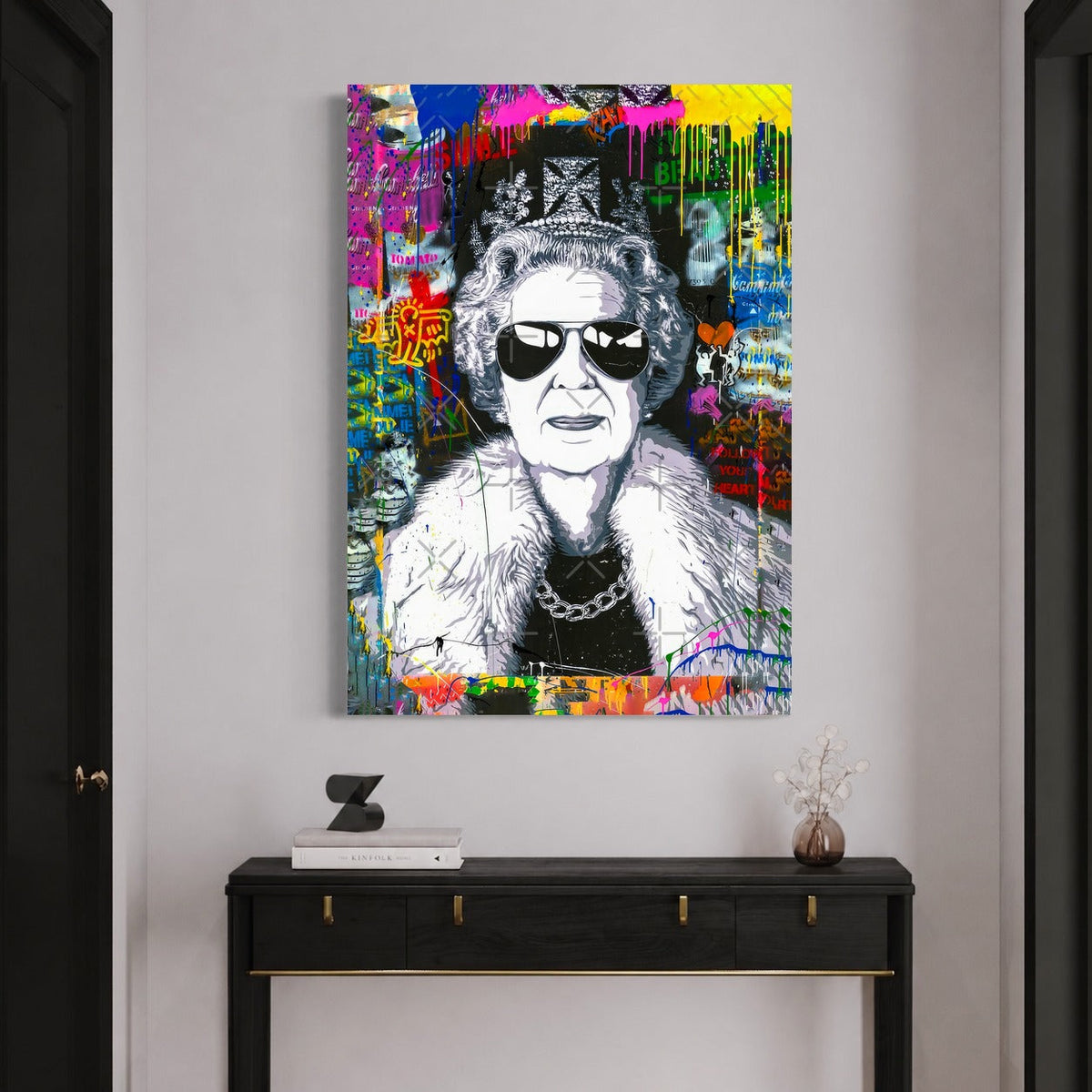 The Cool Queen — sur le mur