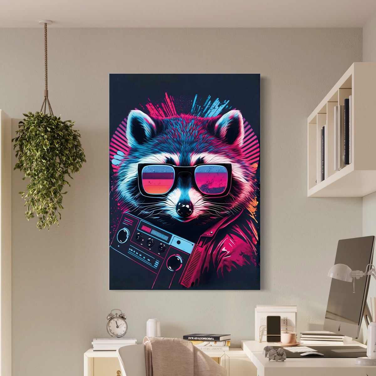 Le Raton Laveur Musicien — sur le mur