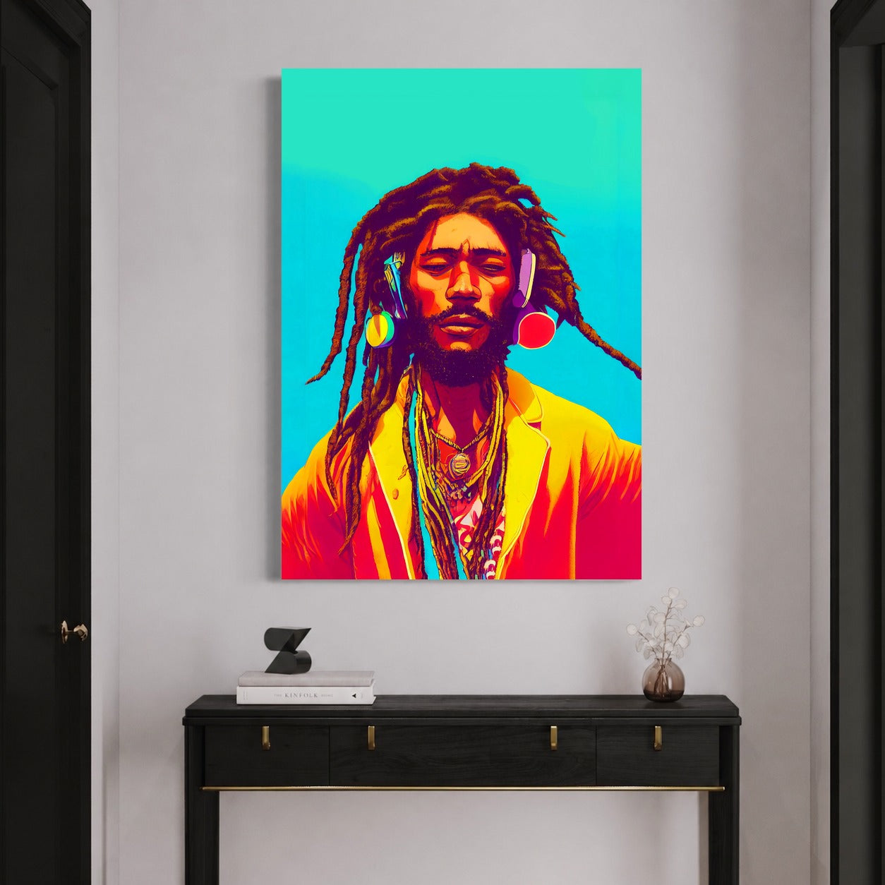 Lion Rasta — sur le mur