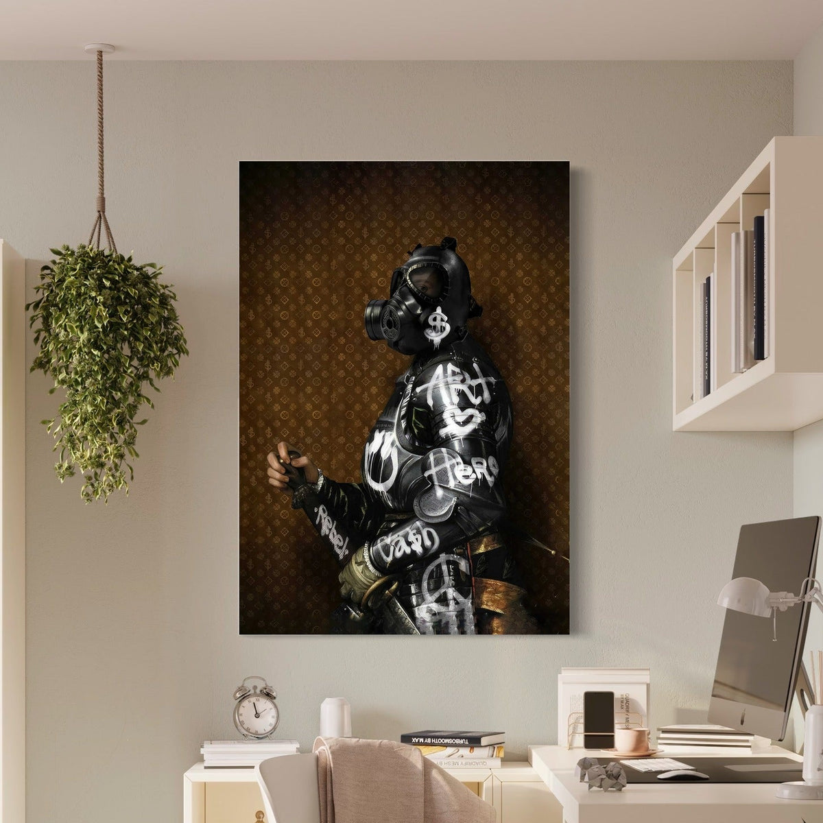 La Rebelle au Trait — sur le mur