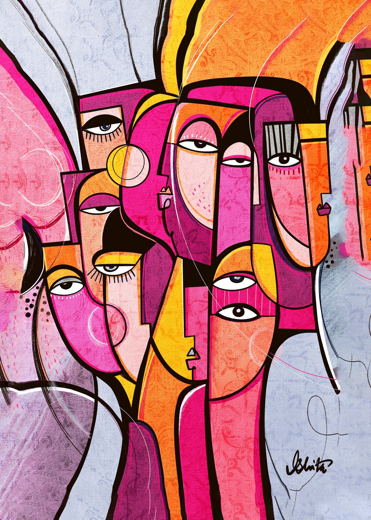Les Regards Intenses — sur le mur