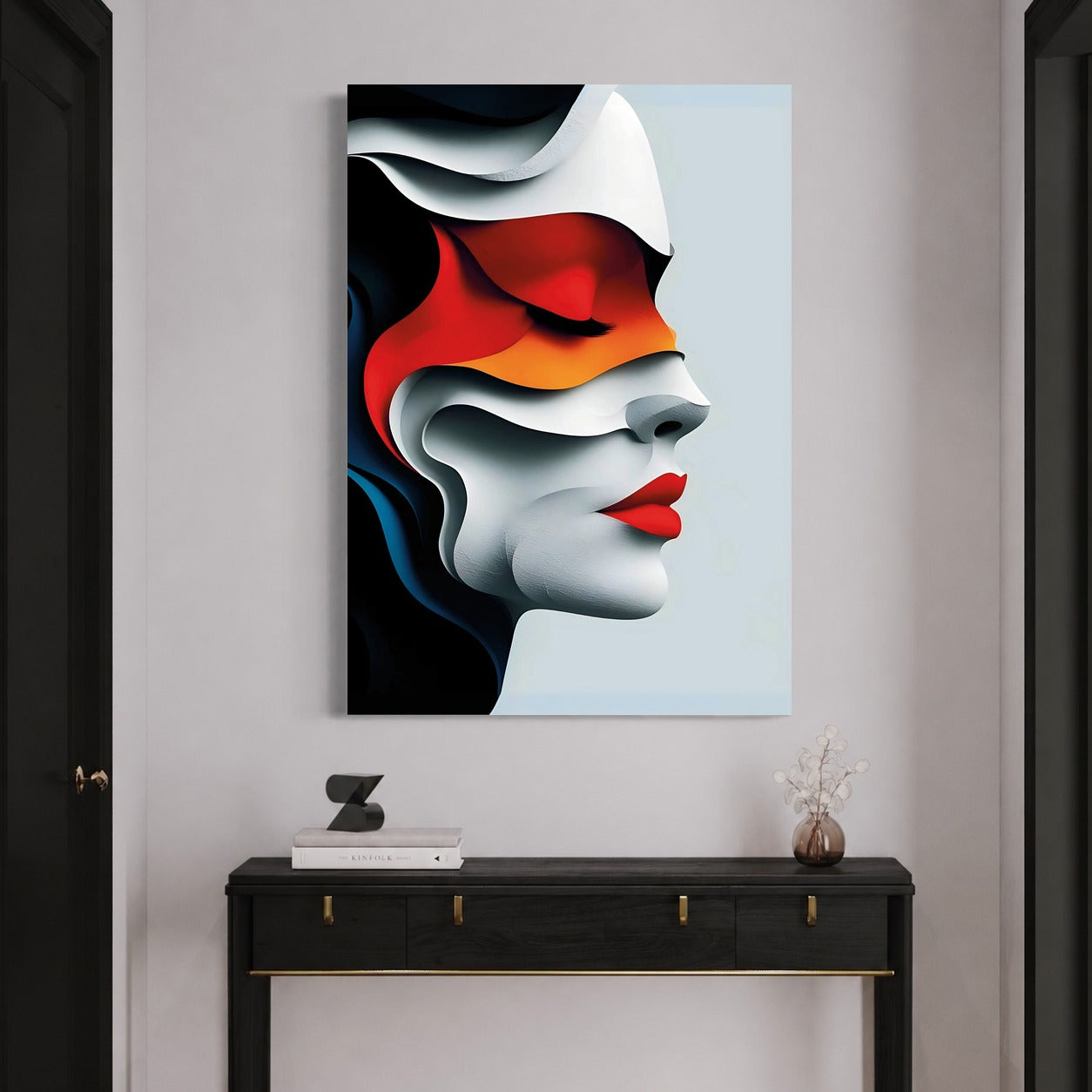 L'Âme en Relief — sur le mur