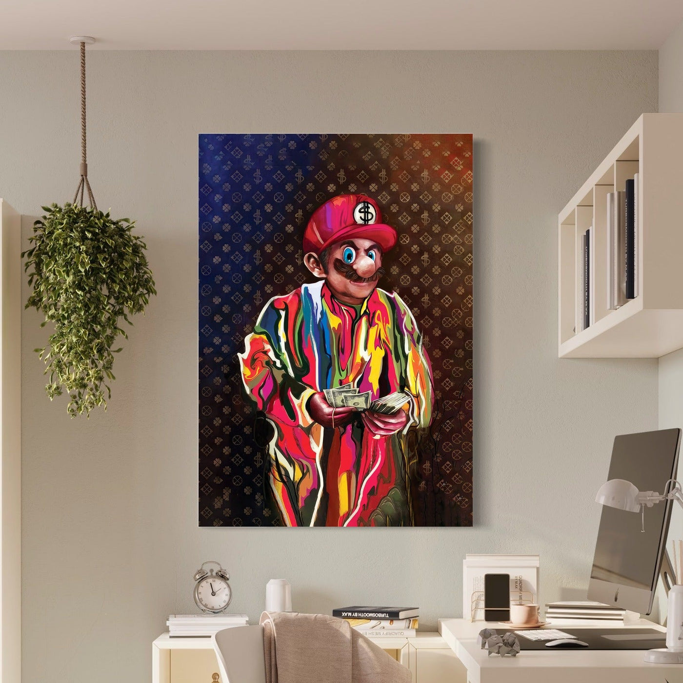 Rich Mario — sur le mur