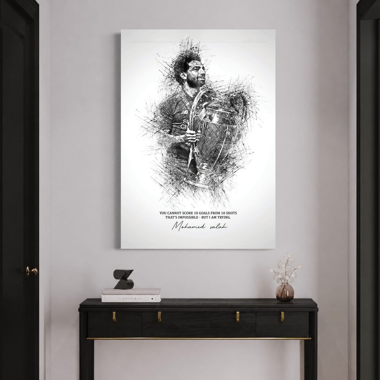 Mohamed Salah — sur le mur