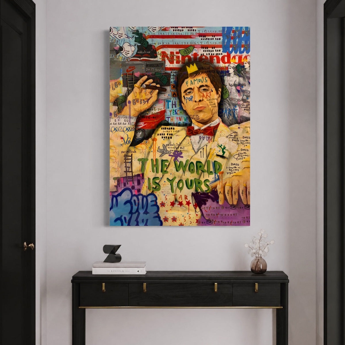 The World is Yours — sur le mur