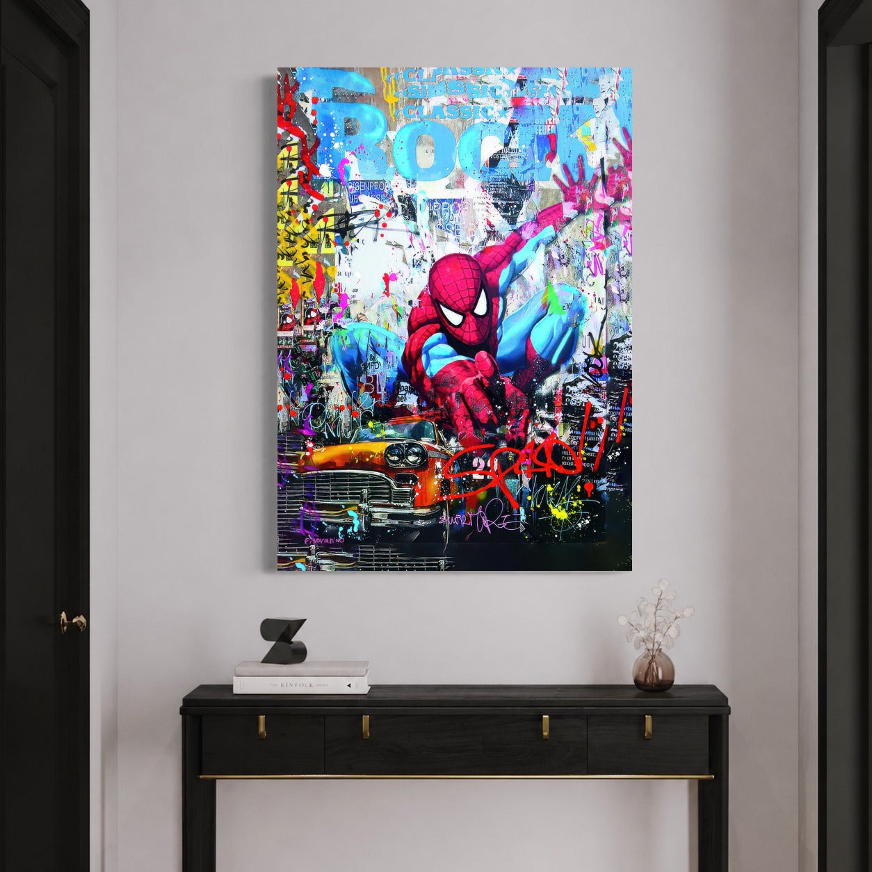 Le Tisseur de Toiles — sur le mur