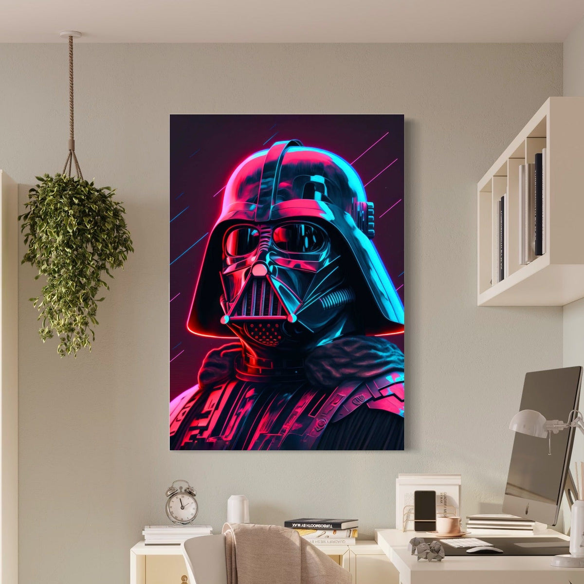 Darth & Luke — sur le mur