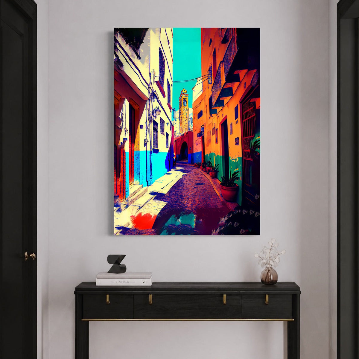 La Rue des Épices — sur le mur