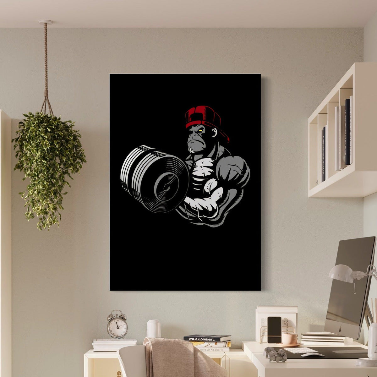 Le Gorille de Fer — sur le mur