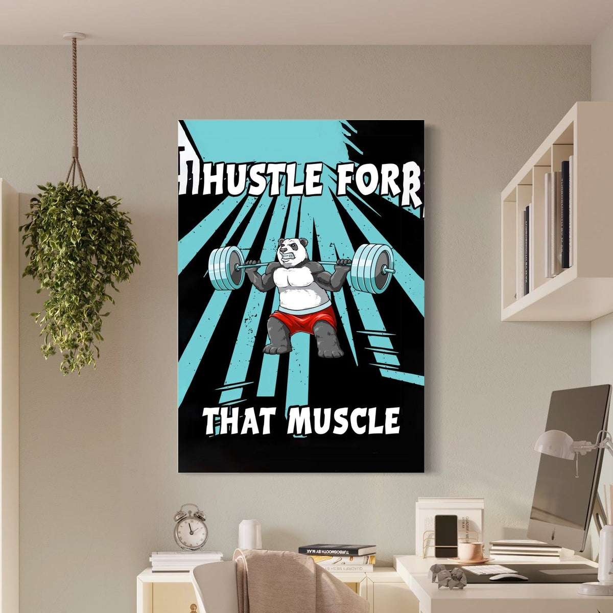 Le Panda du Gym — sur le mur