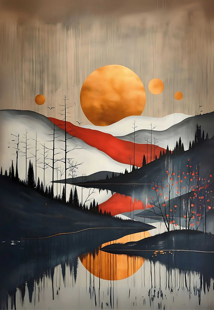 Coucher de Soleil Infini