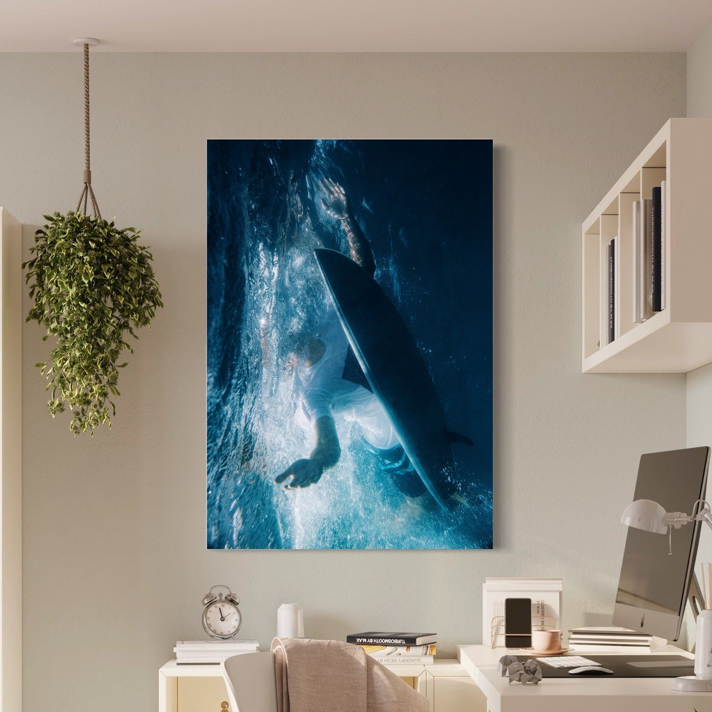 Sous la Surface — sur le mur