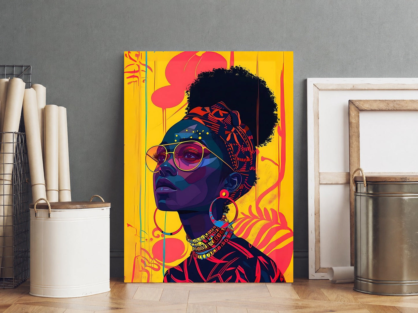 Reine Afro Pop — sur le mur