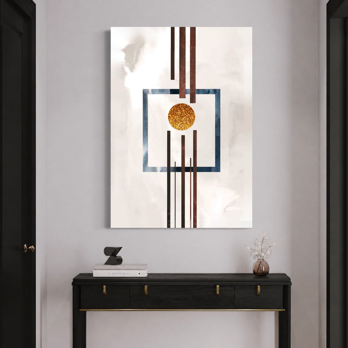 Triptyque des Triangles — sur le mur