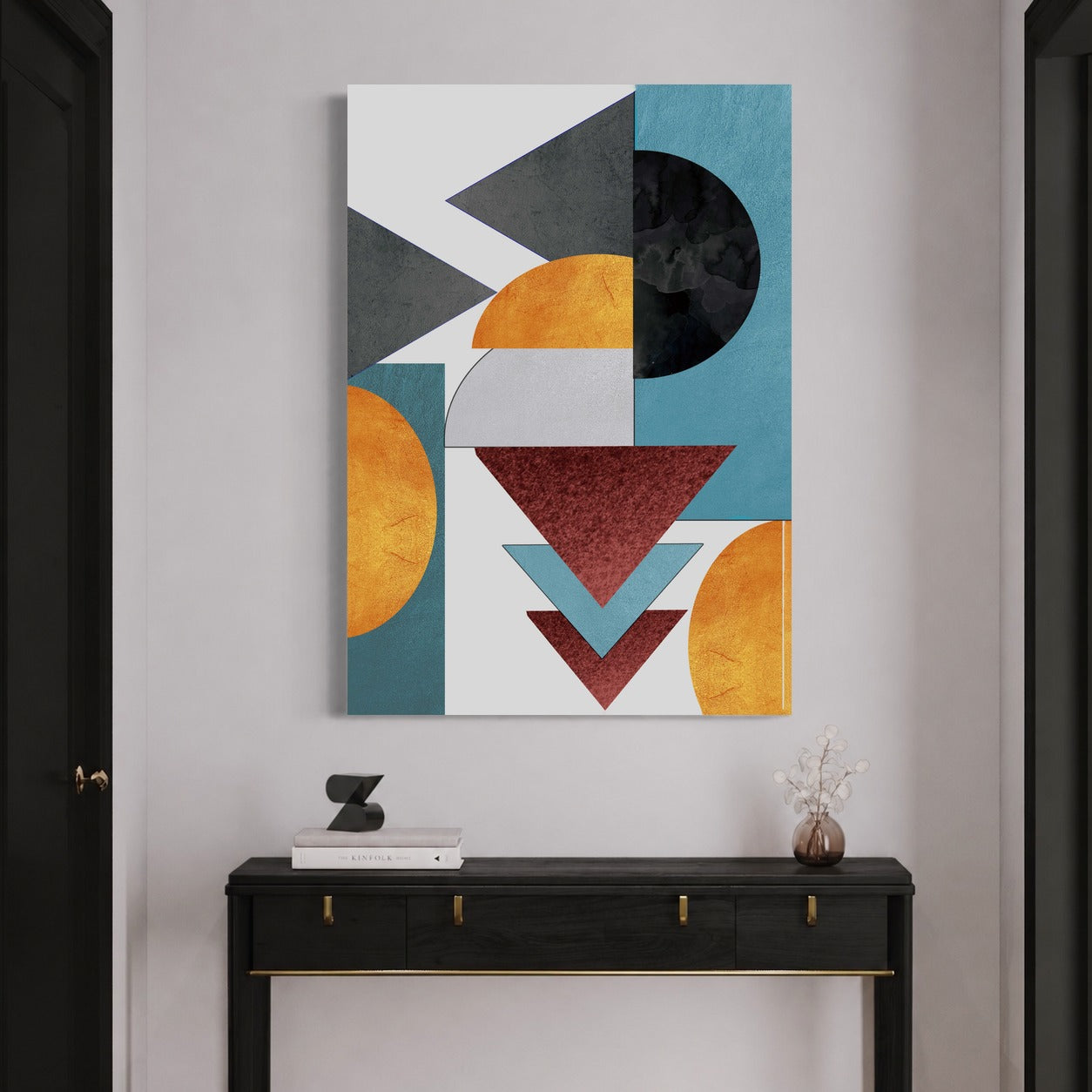 Triangles & Cercles — sur le mur