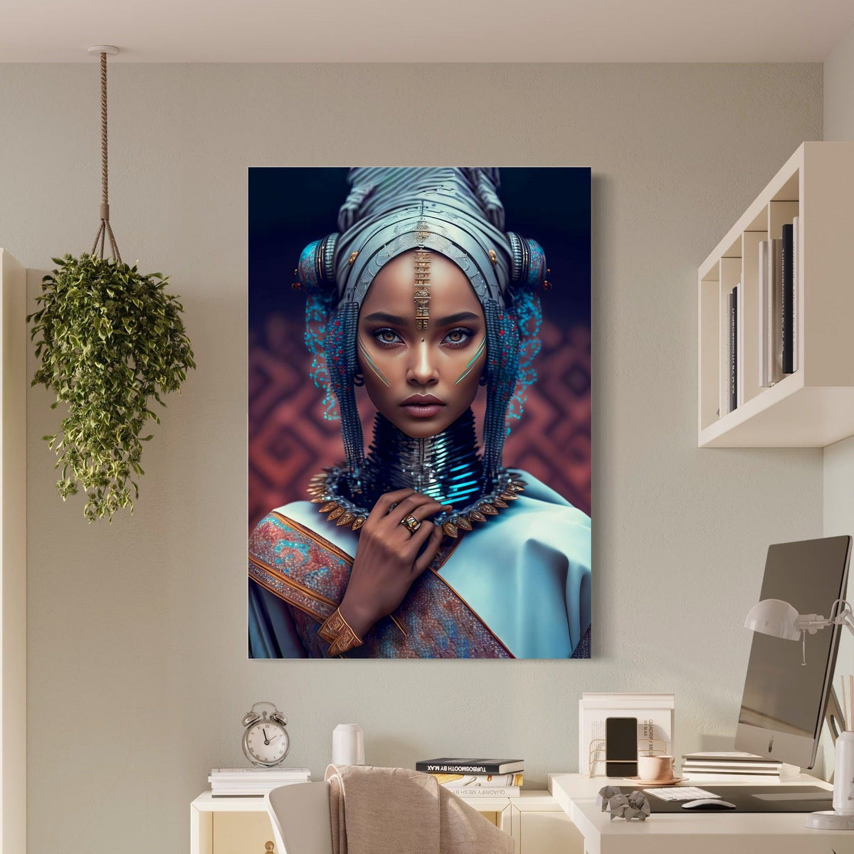 Reine du Futur — sur le mur
