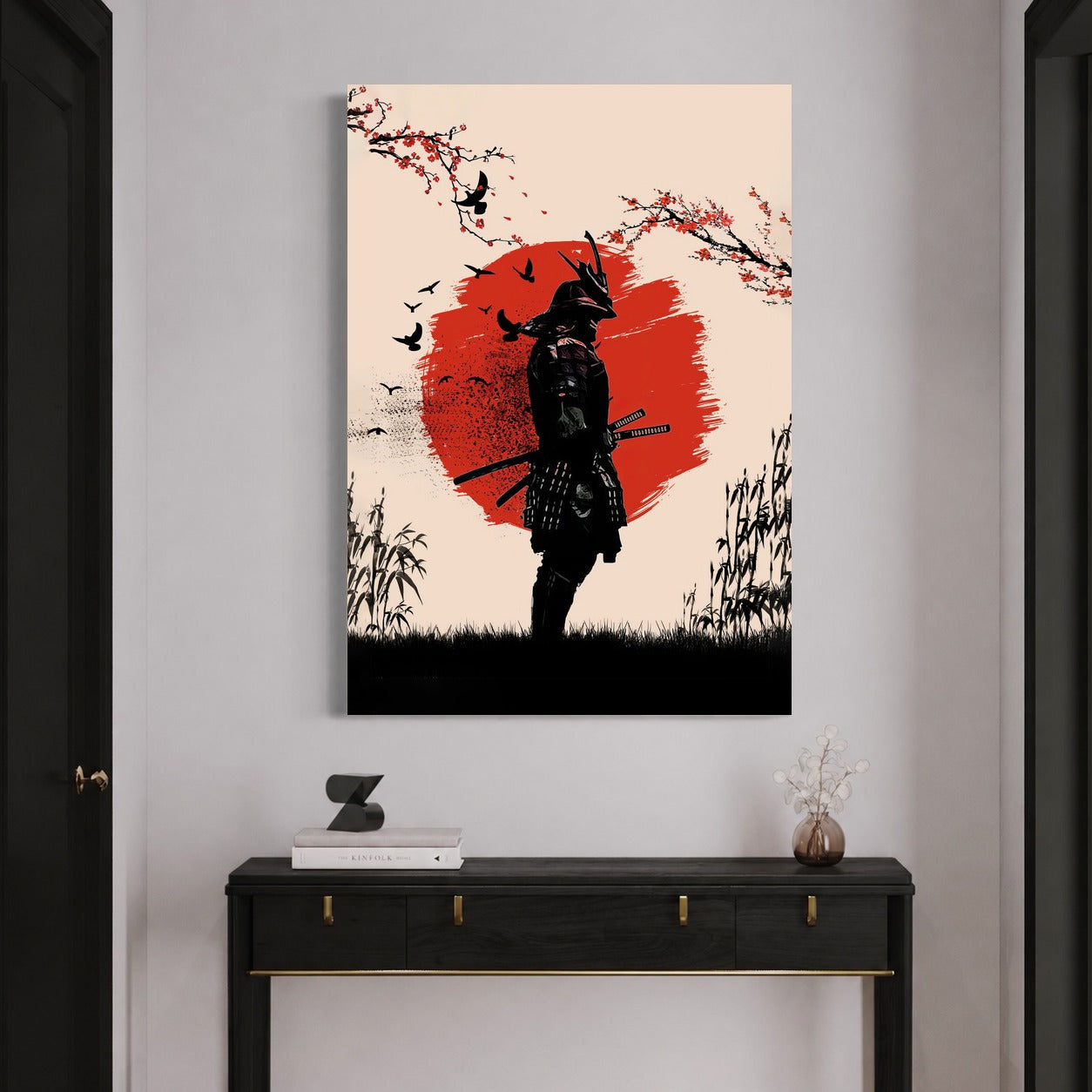 Samurai — sur le mur