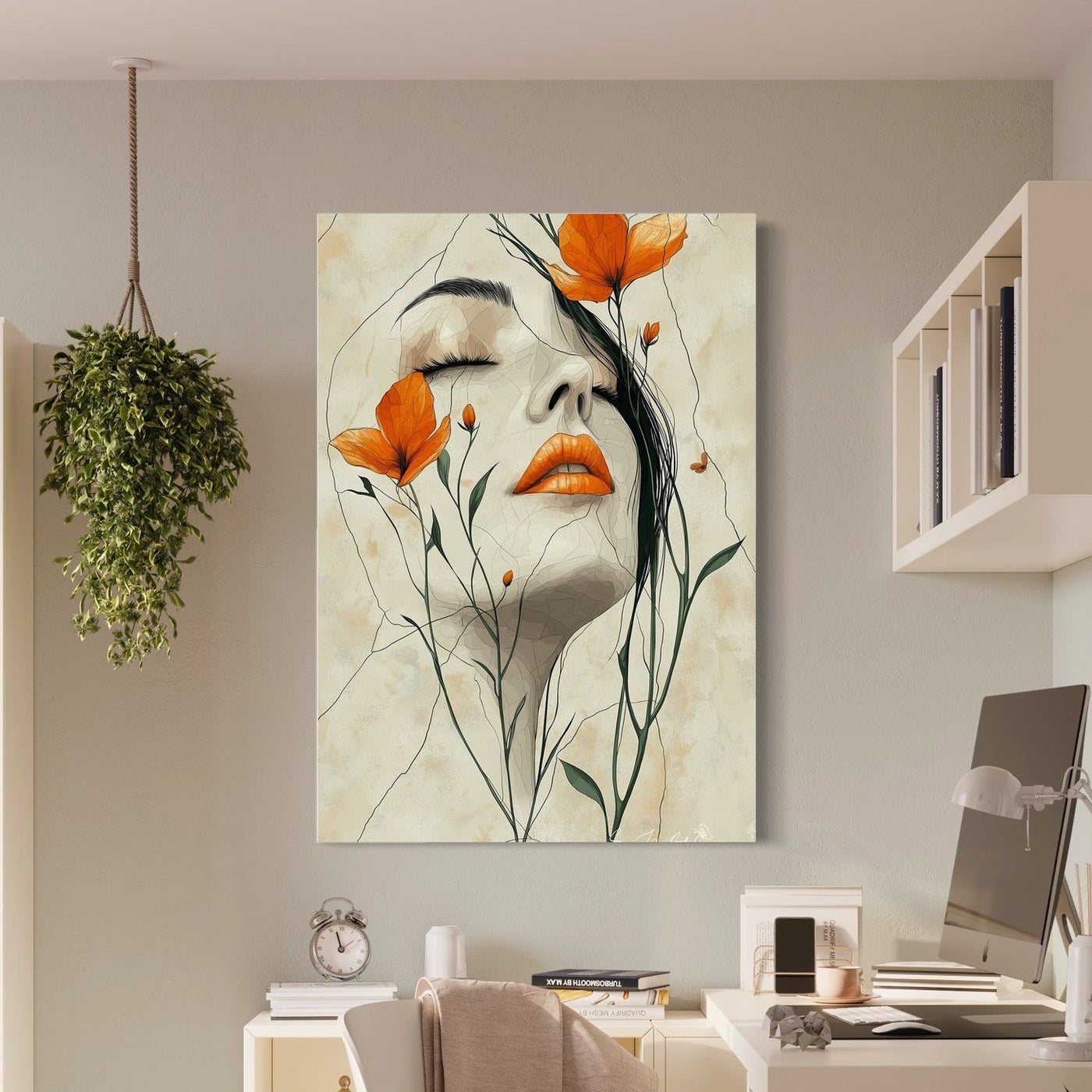 Woman with orange 2