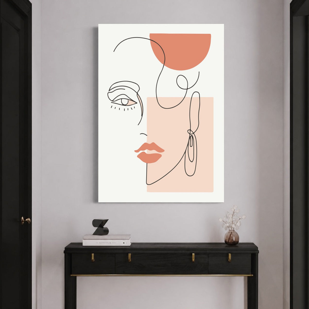 Face Lines — sur le mur