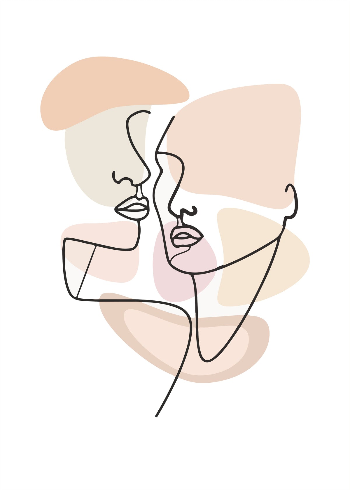 Collage de Visages Féminins