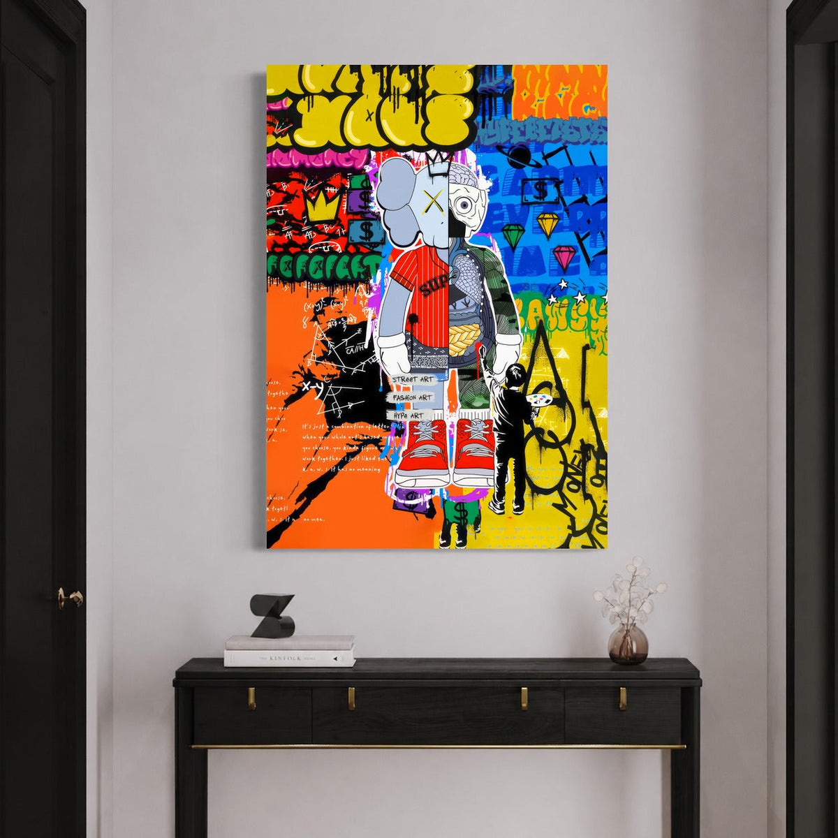 KAWS - Xray 2 — sur le mur