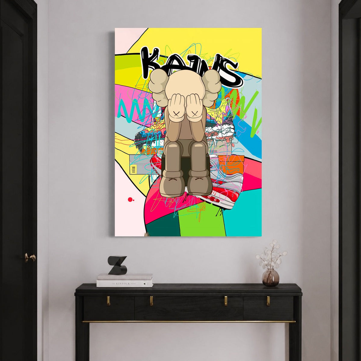 KAWS - Sad — sur le mur