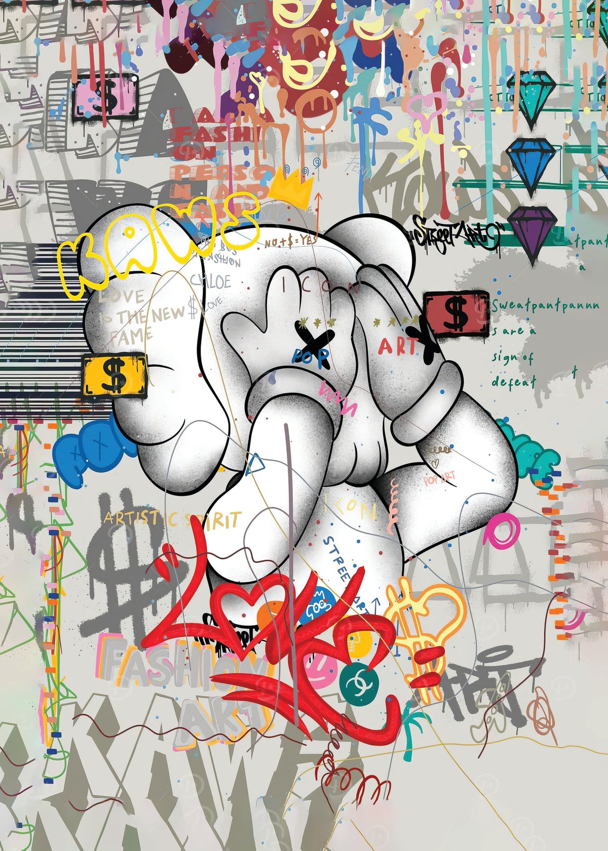 KAWS - LOVE