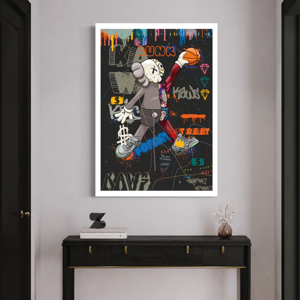 KAWS - Dunk — sur le mur