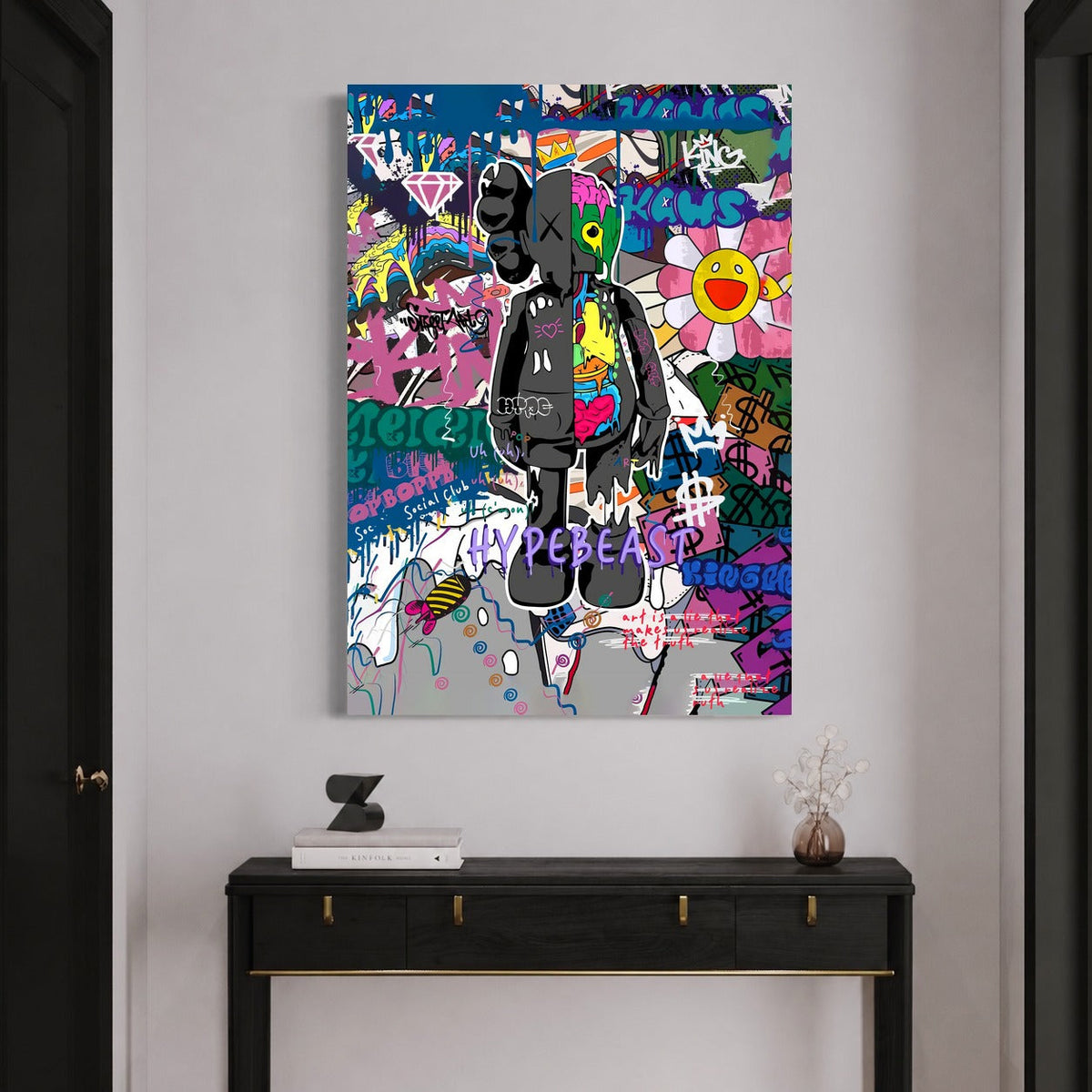 KAWS - Xray 4 — sur le mur