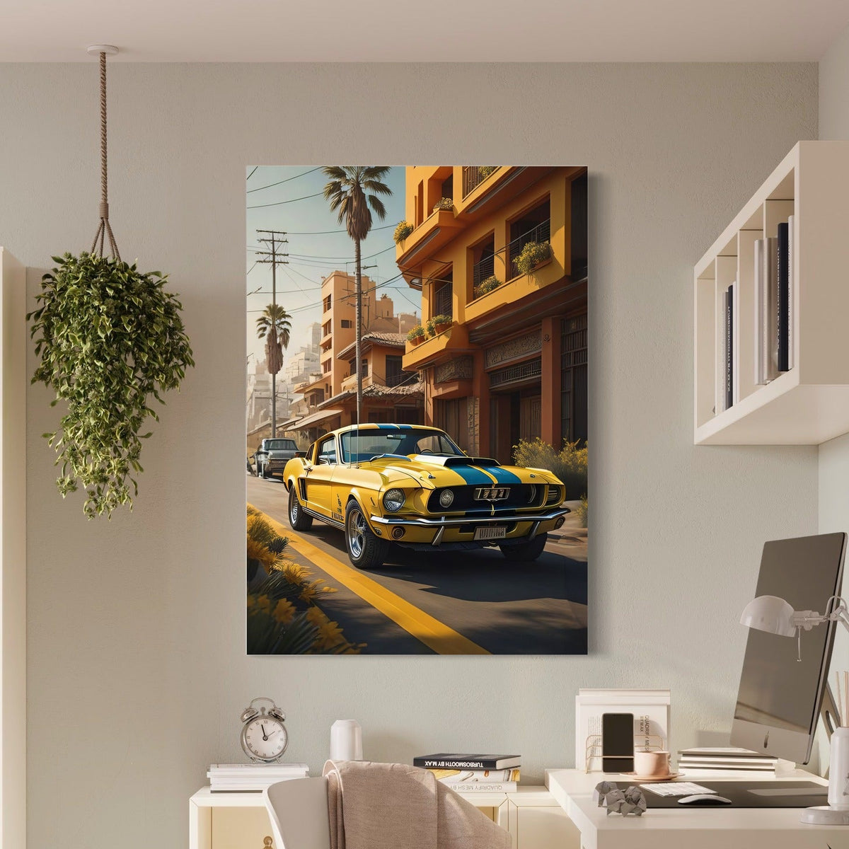 Yellow Car — sur le mur