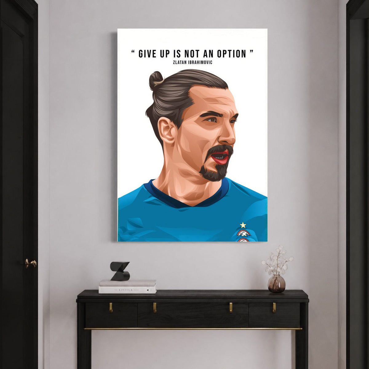 Zlatan — sur le mur